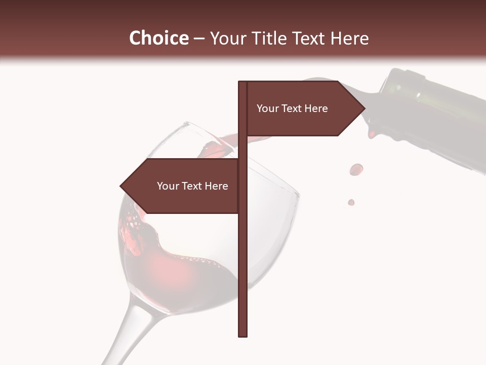 Beverage Background Wave PowerPoint Template