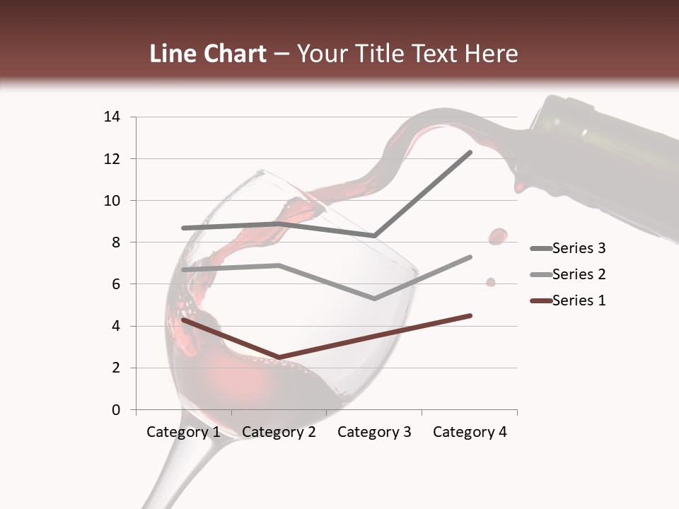 Beverage Background Wave PowerPoint Template