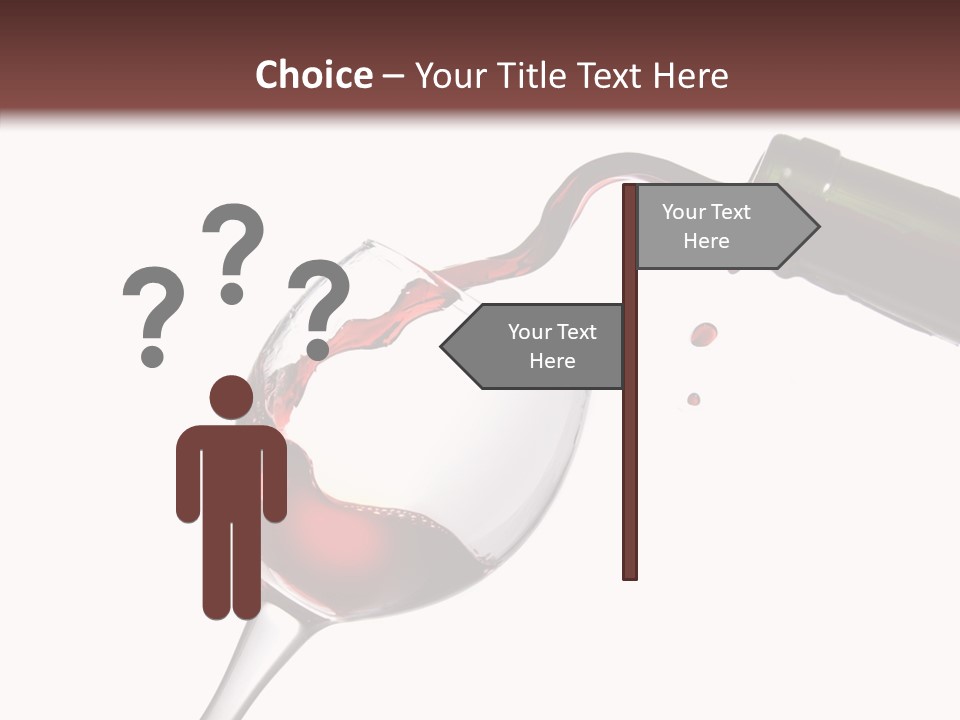 Beverage Background Wave PowerPoint Template