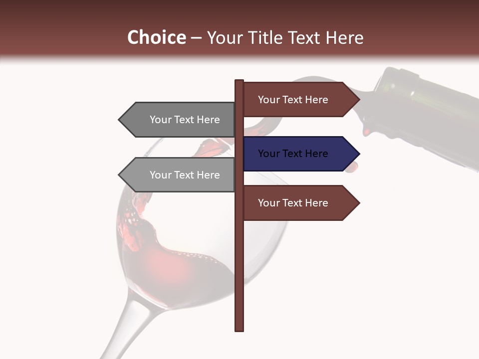 Beverage Background Wave PowerPoint Template