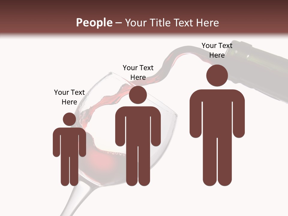 Beverage Background Wave PowerPoint Template