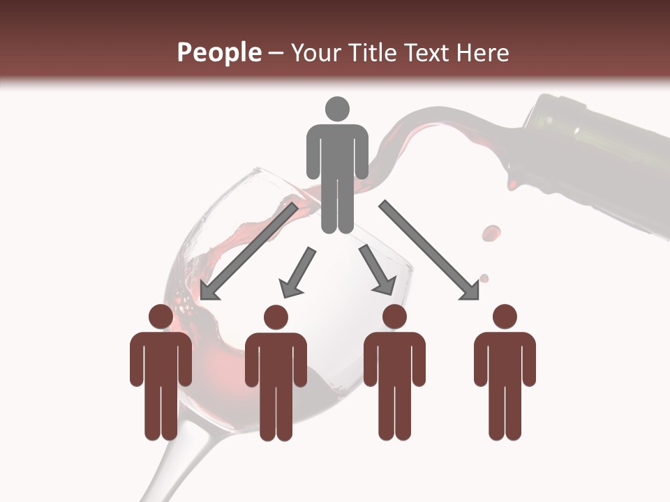 Beverage Background Wave PowerPoint Template