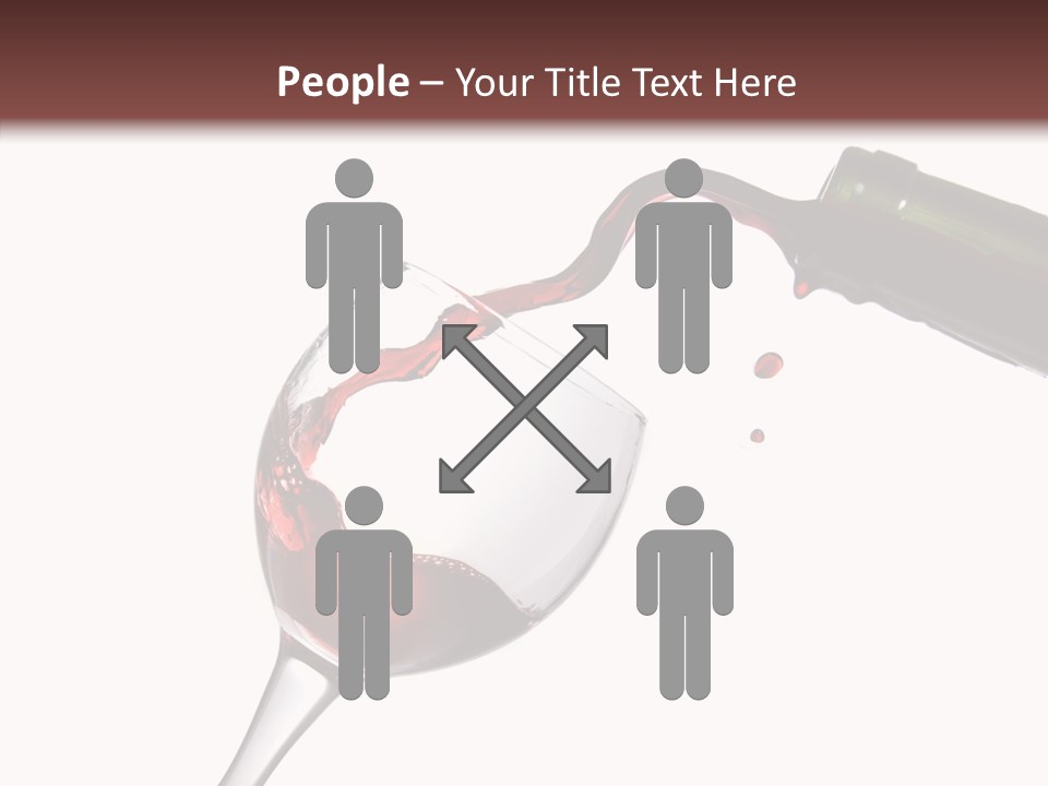 Beverage Background Wave PowerPoint Template