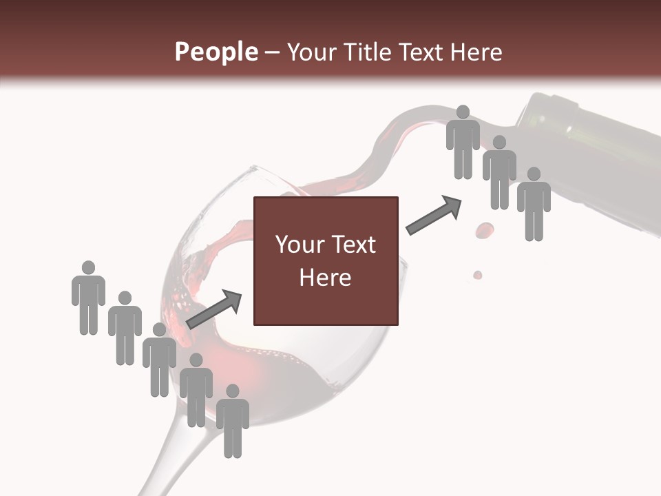 Beverage Background Wave PowerPoint Template