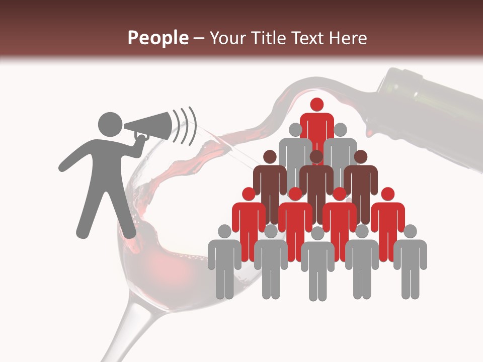 Beverage Background Wave PowerPoint Template