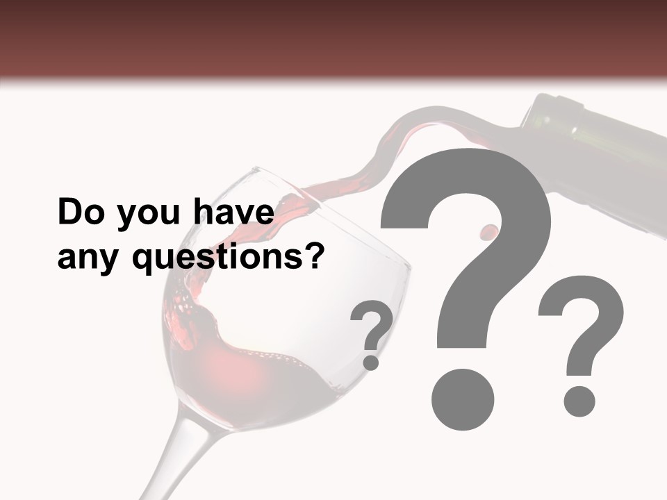 Beverage Background Wave PowerPoint Template