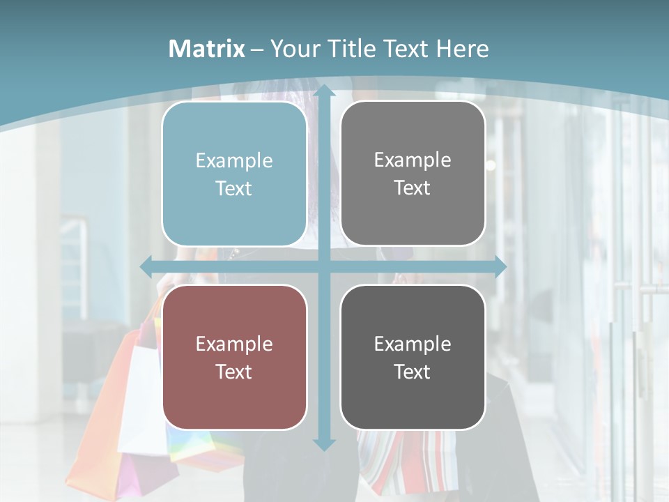 Young Person Bag PowerPoint Template