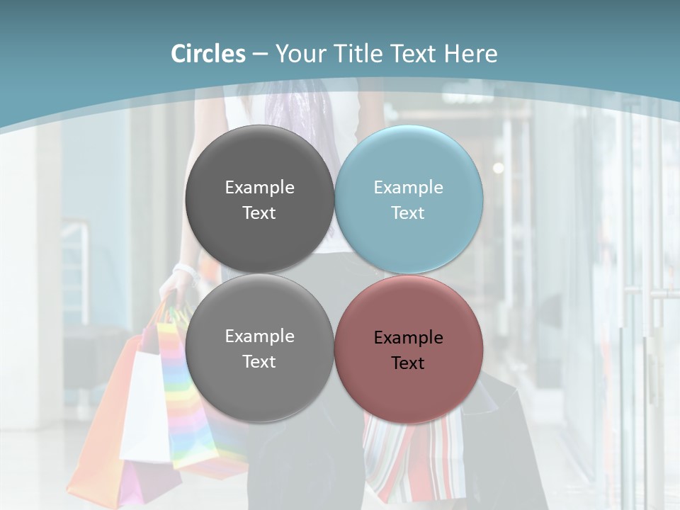 Young Person Bag PowerPoint Template