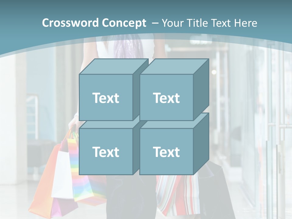 Young Person Bag PowerPoint Template