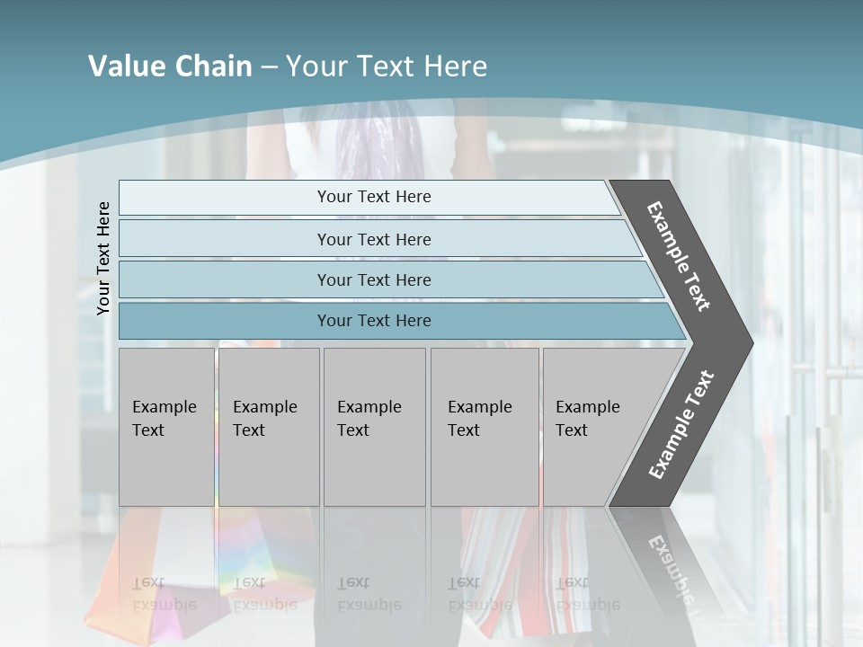 Young Person Bag PowerPoint Template