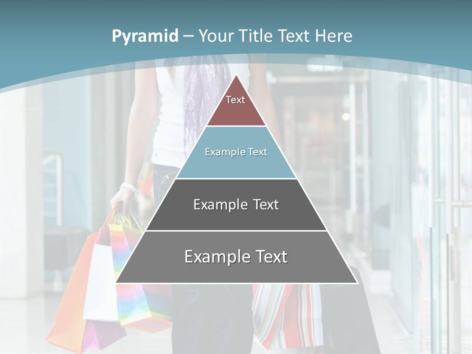 Young Person Bag PowerPoint Template