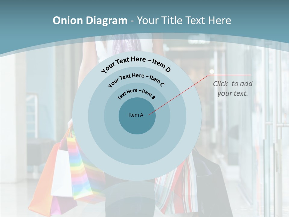 Young Person Bag PowerPoint Template