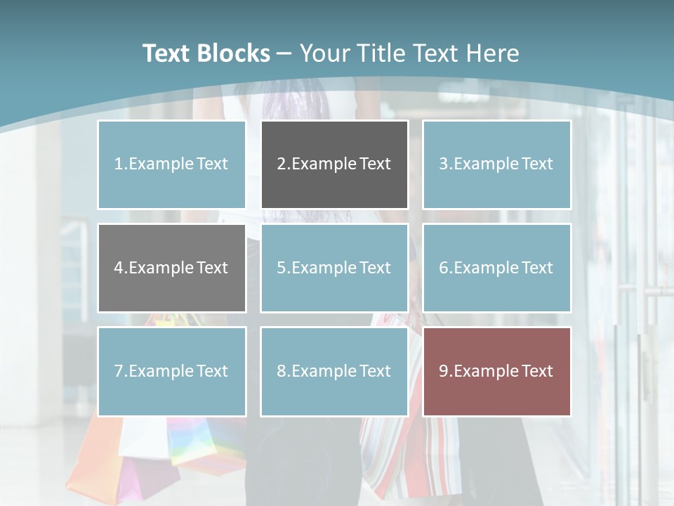 Young Person Bag PowerPoint Template