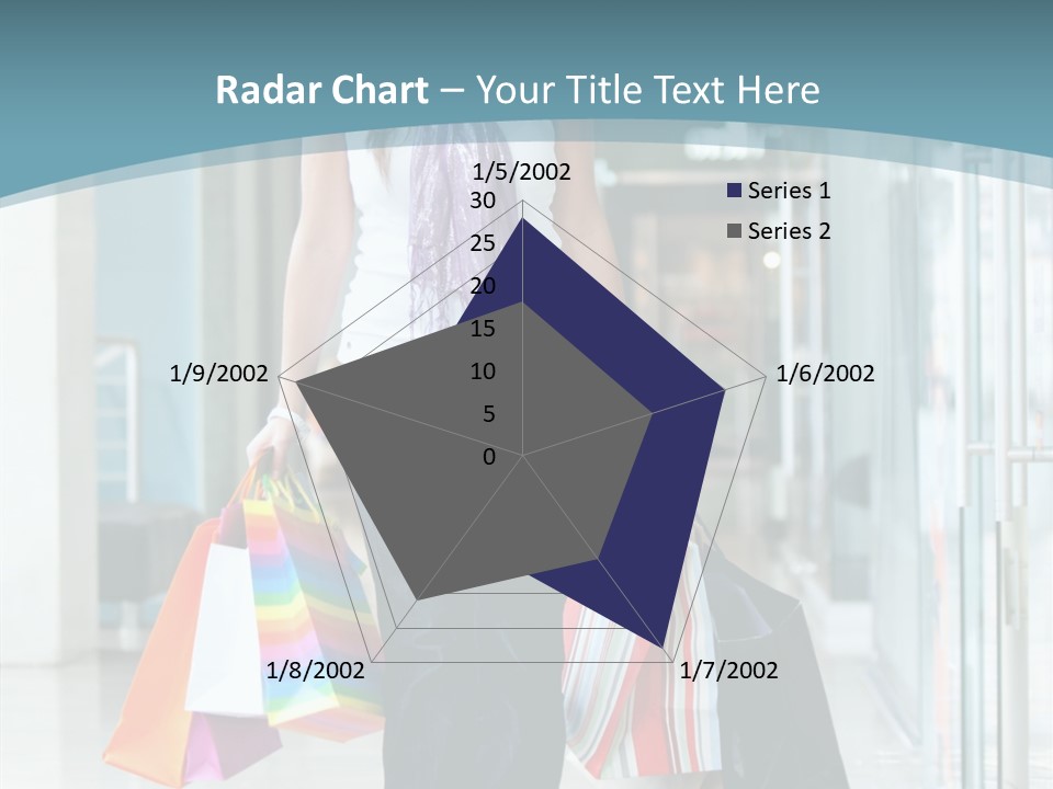 Young Person Bag PowerPoint Template