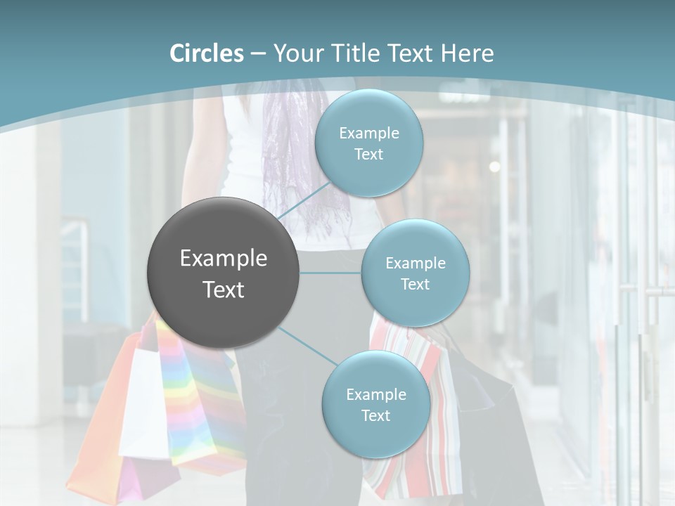 Young Person Bag PowerPoint Template