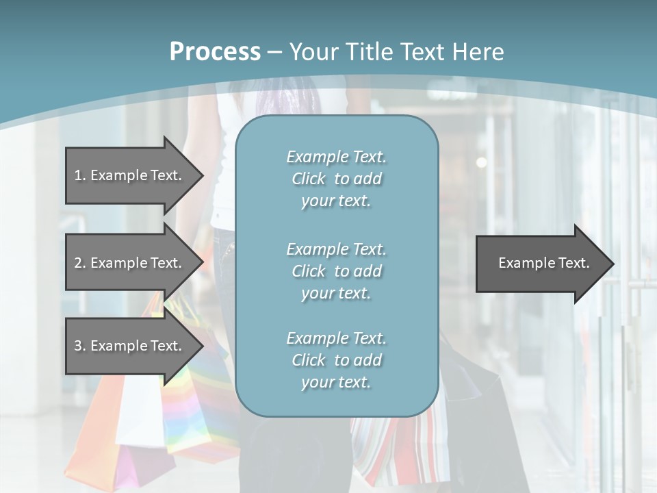 Young Person Bag PowerPoint Template