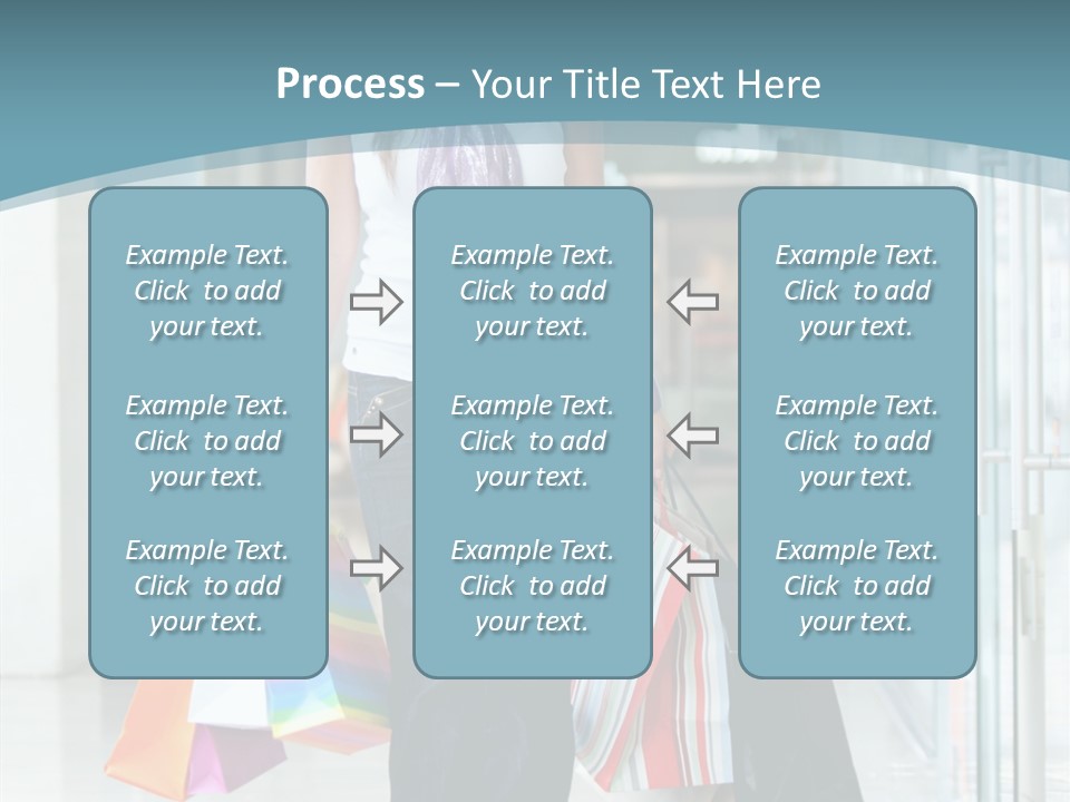 Young Person Bag PowerPoint Template