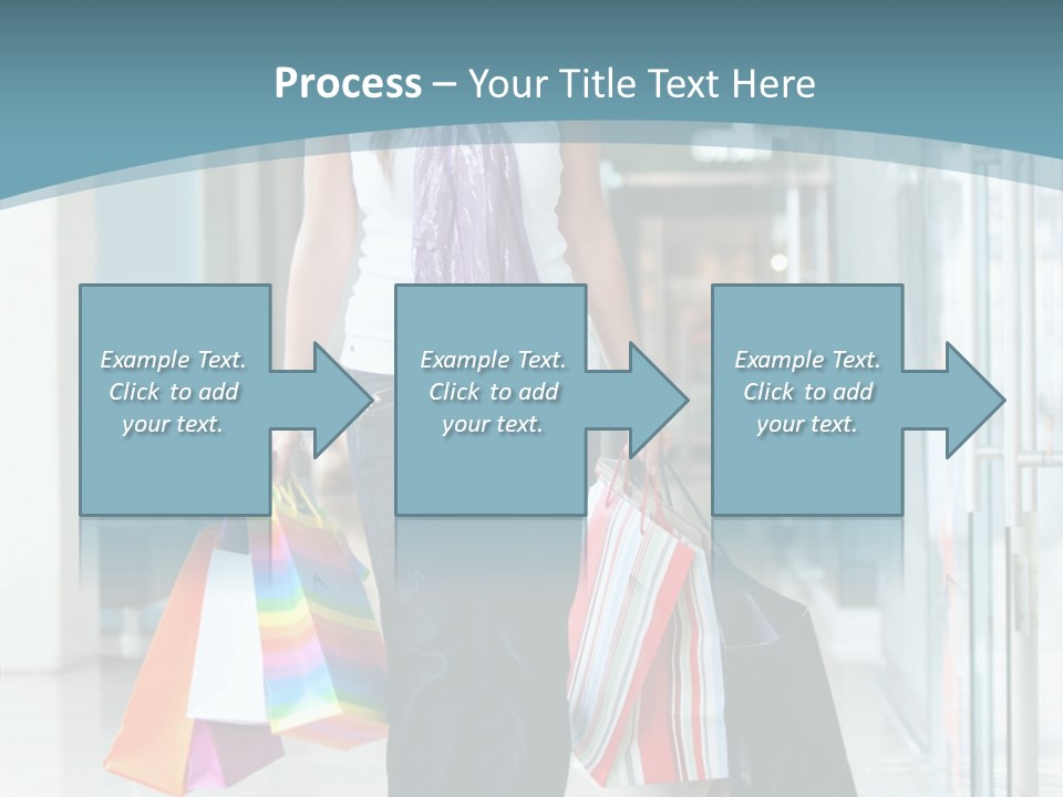 Young Person Bag PowerPoint Template