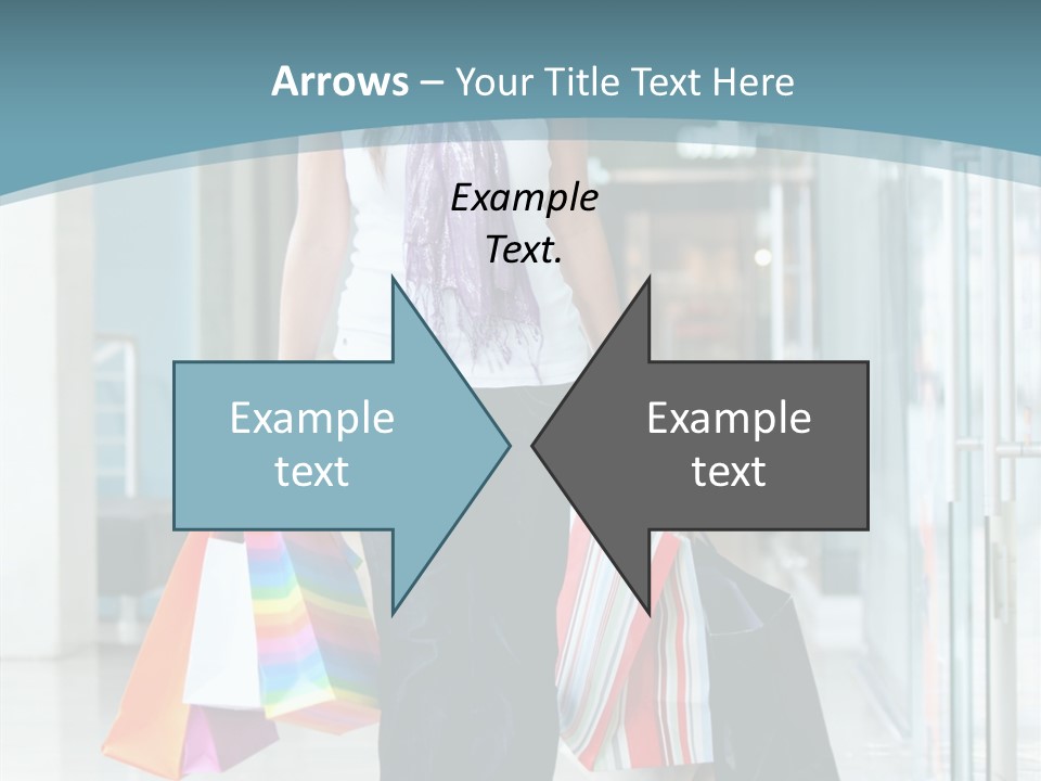 Young Person Bag PowerPoint Template