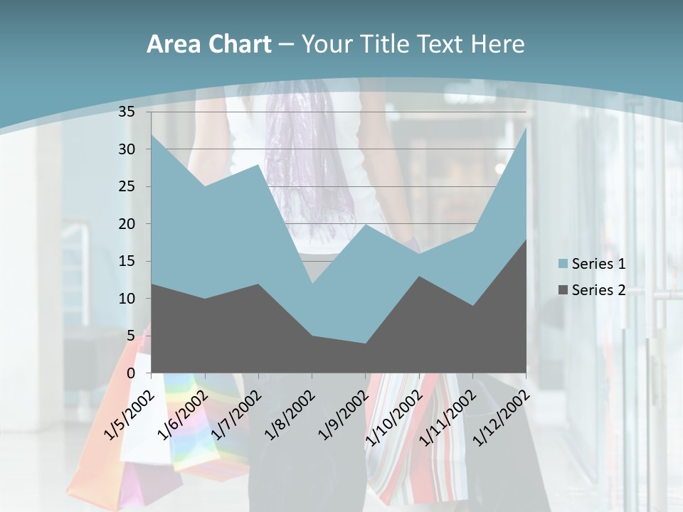 Young Person Bag PowerPoint Template
