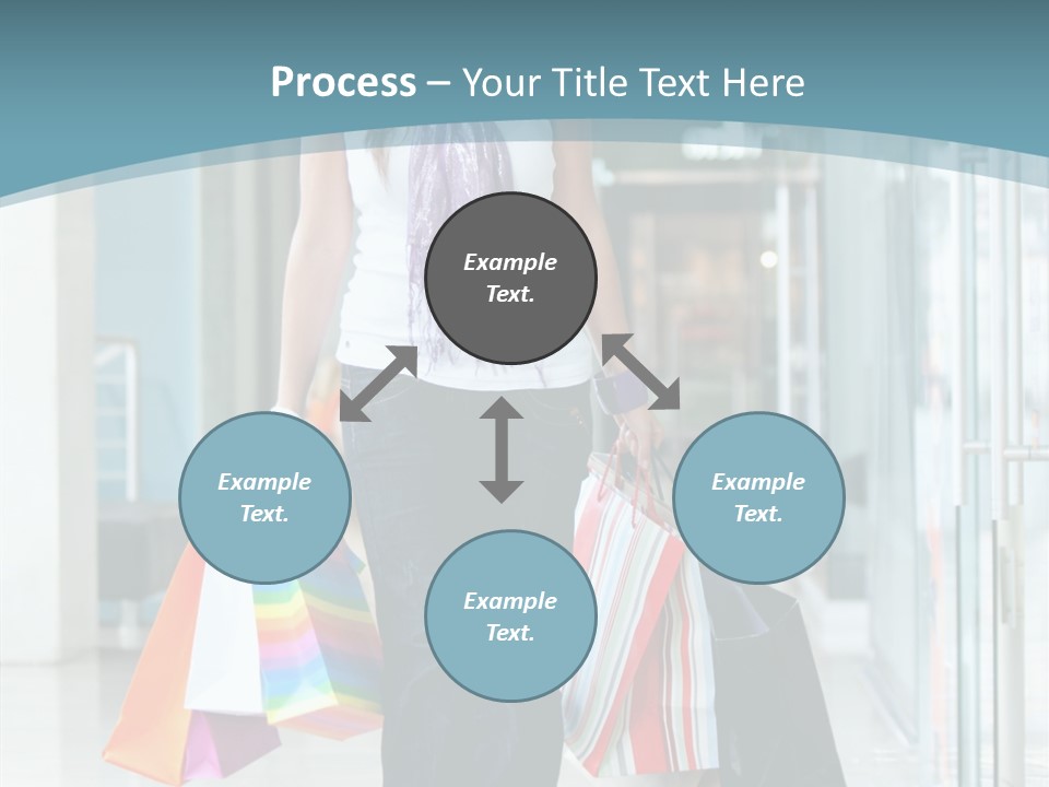 Young Person Bag PowerPoint Template