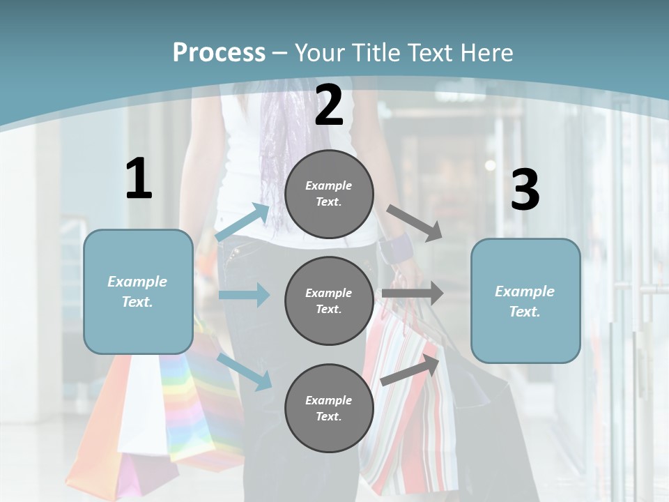 Young Person Bag PowerPoint Template