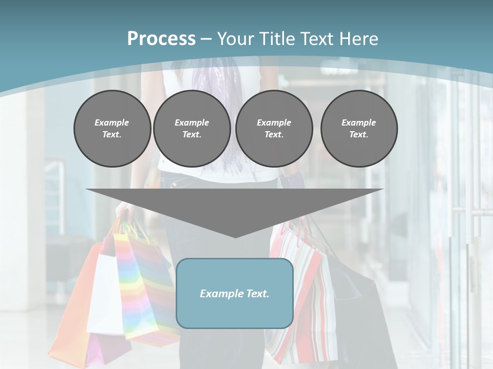 Young Person Bag PowerPoint Template