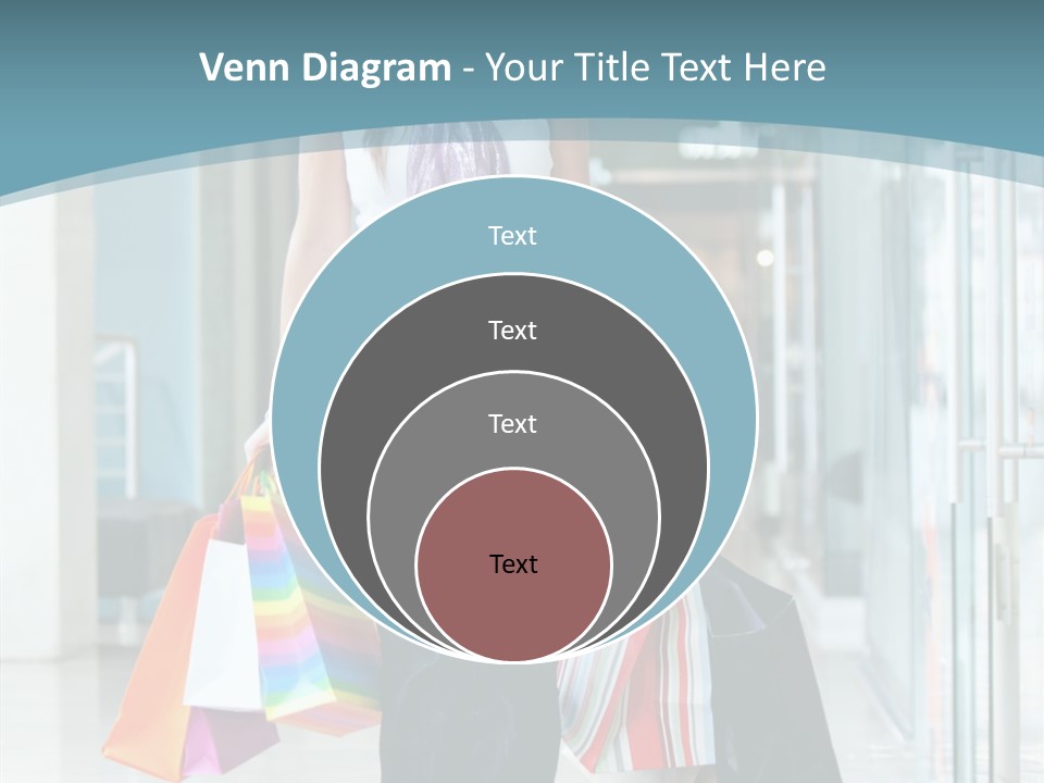 Young Person Bag PowerPoint Template