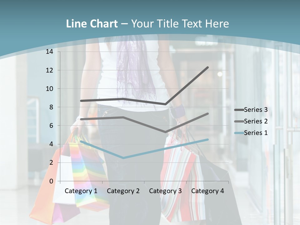 Young Person Bag PowerPoint Template
