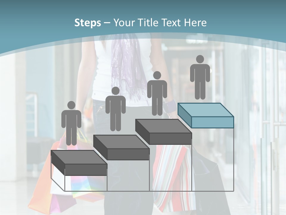 Young Person Bag PowerPoint Template