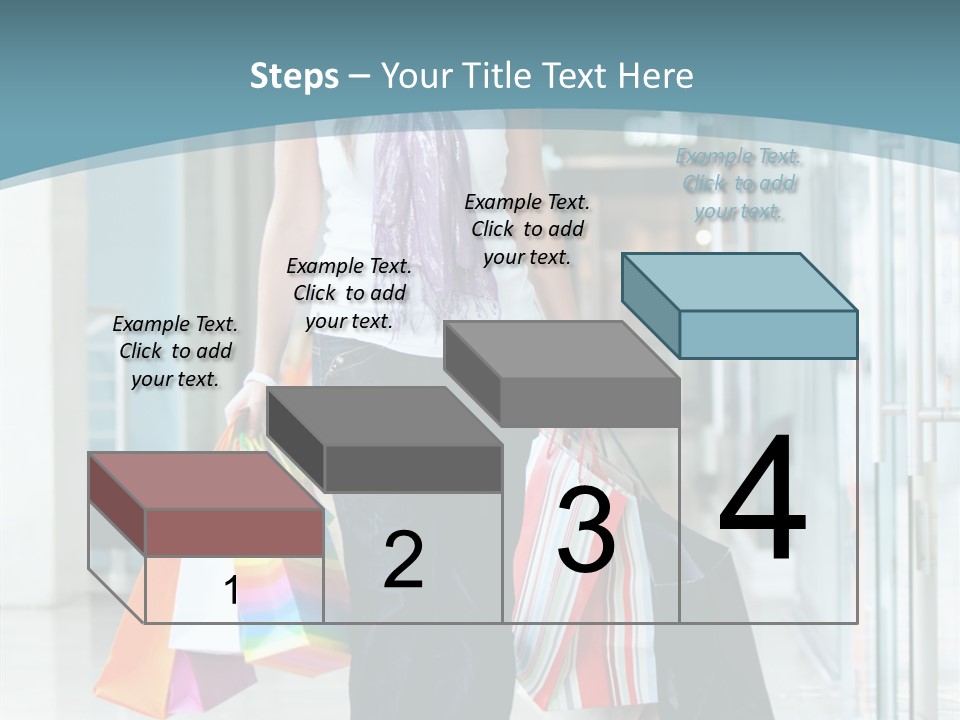 Young Person Bag PowerPoint Template