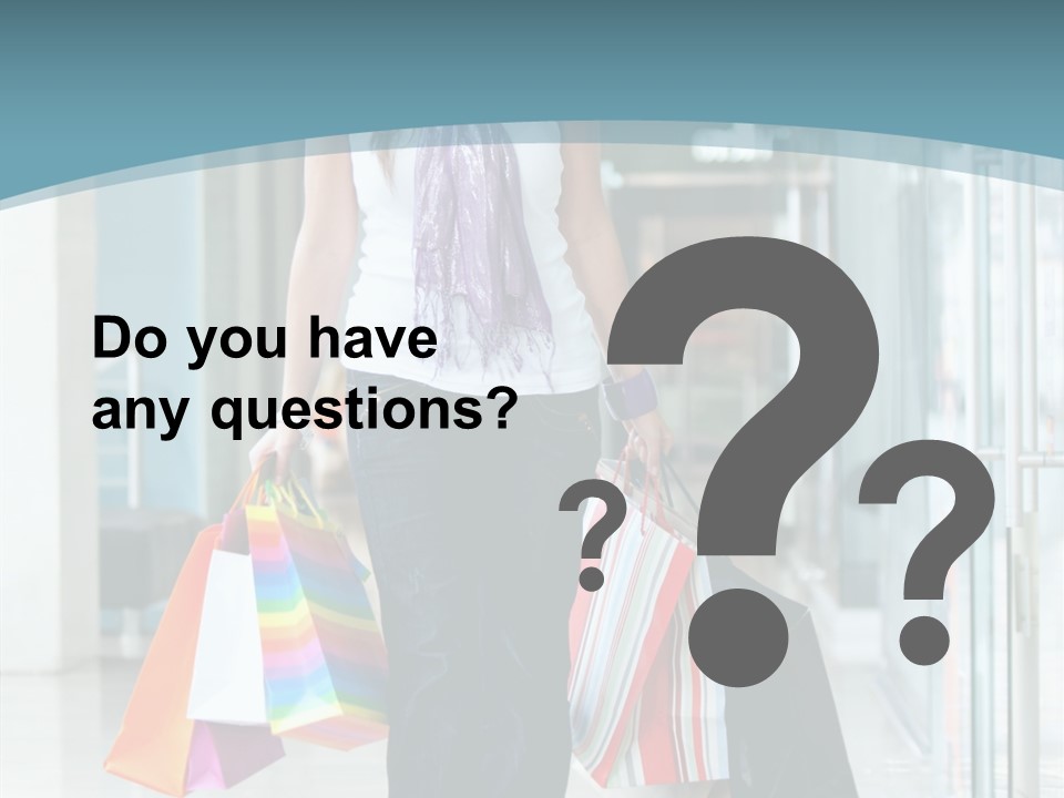 Young Person Bag PowerPoint Template