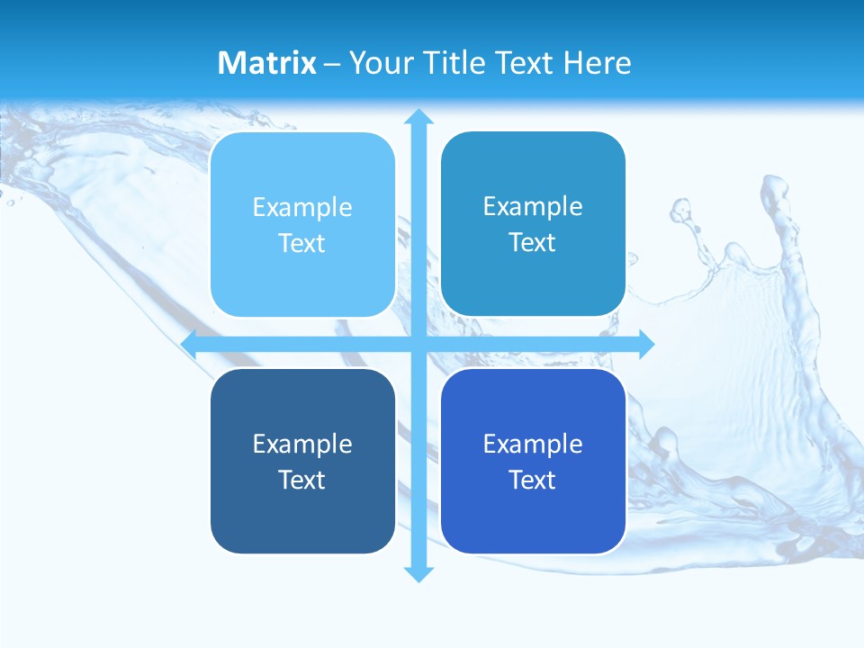 Bubble Water Thirst PowerPoint Template