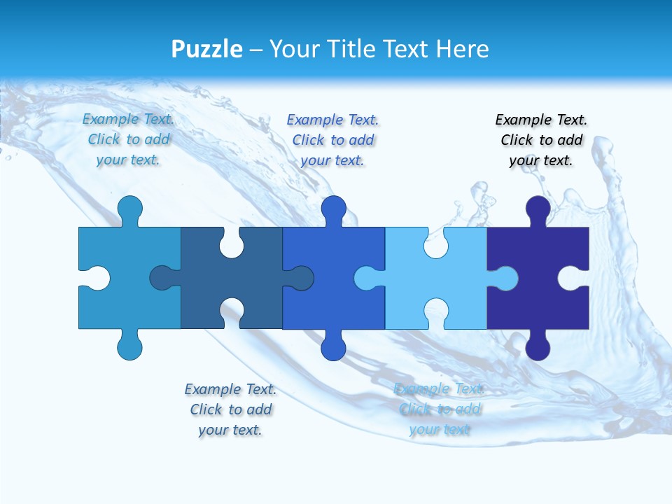 Bubble Water Thirst PowerPoint Template