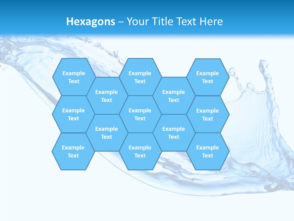 Bubble Water Thirst PowerPoint Template