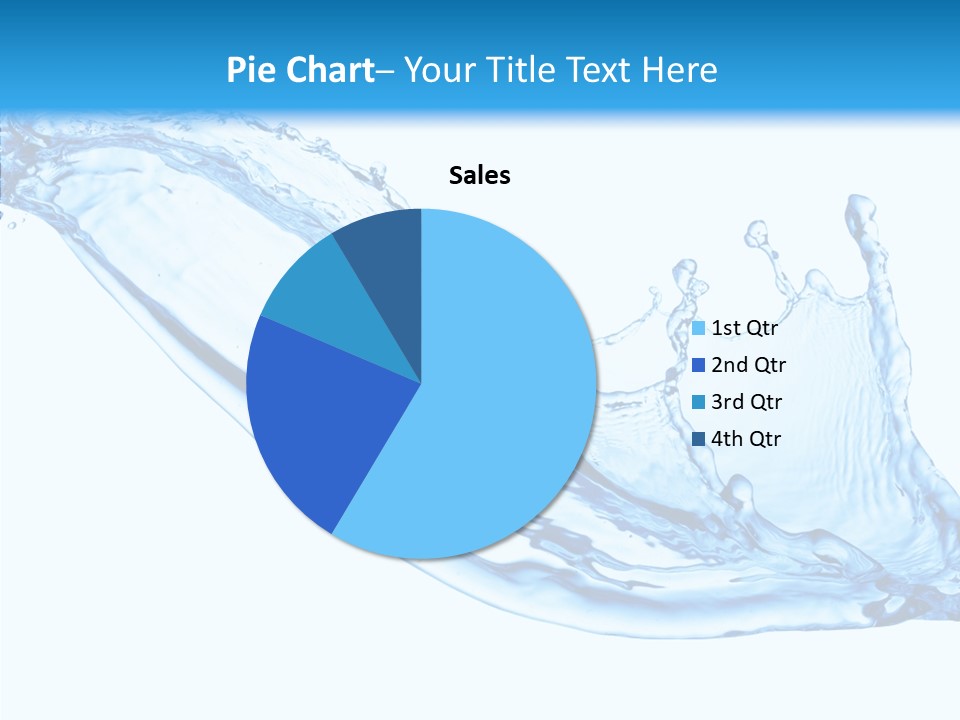 Bubble Water Thirst PowerPoint Template