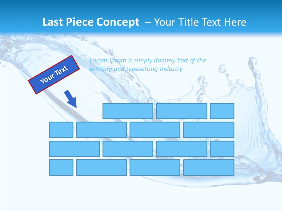 Bubble Water Thirst PowerPoint Template