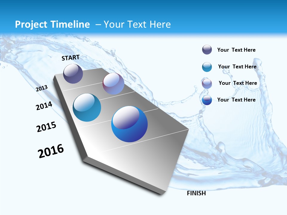 Bubble Water Thirst PowerPoint Template