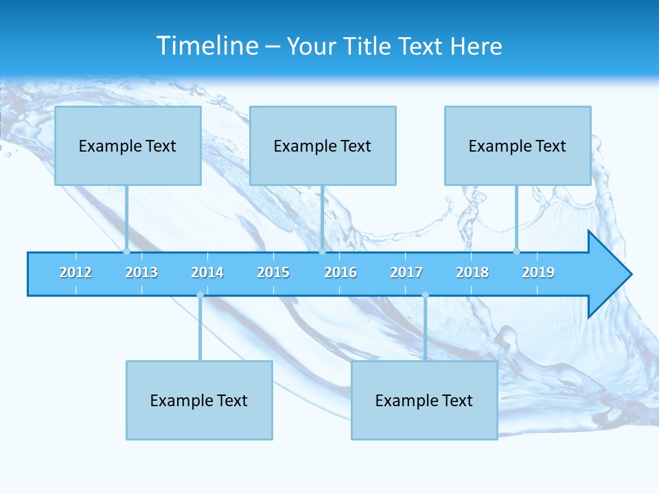 Bubble Water Thirst PowerPoint Template