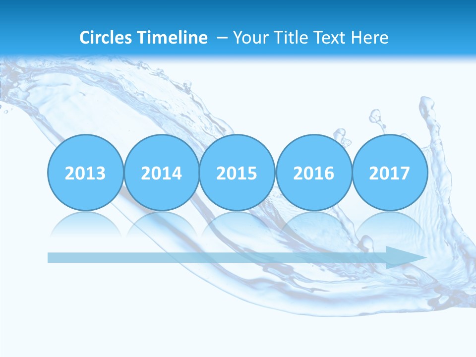 Bubble Water Thirst PowerPoint Template