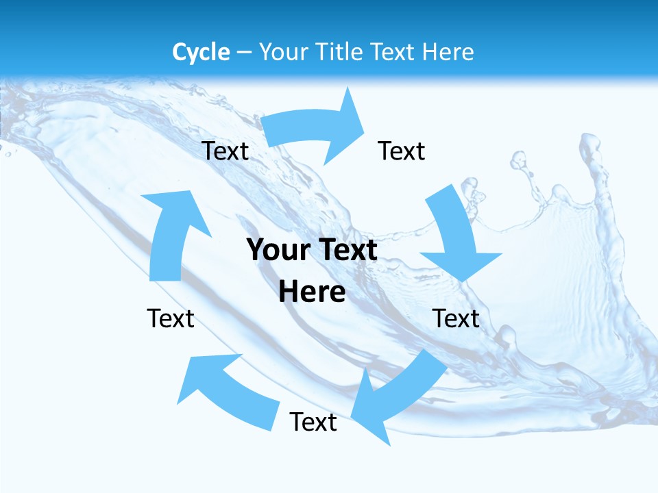 Bubble Water Thirst PowerPoint Template