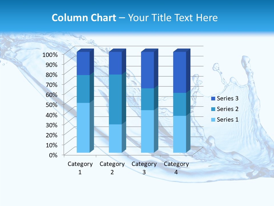 Bubble Water Thirst PowerPoint Template