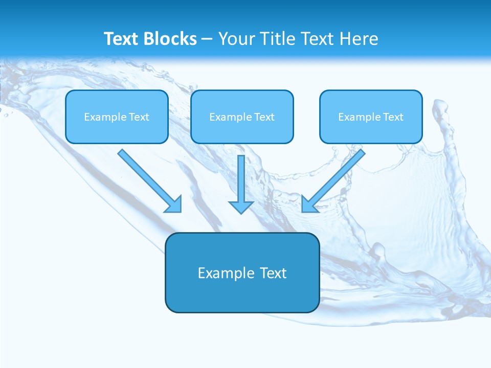 Bubble Water Thirst PowerPoint Template