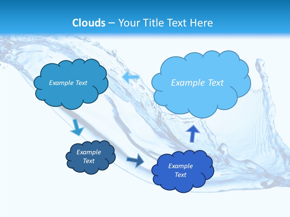 Bubble Water Thirst PowerPoint Template