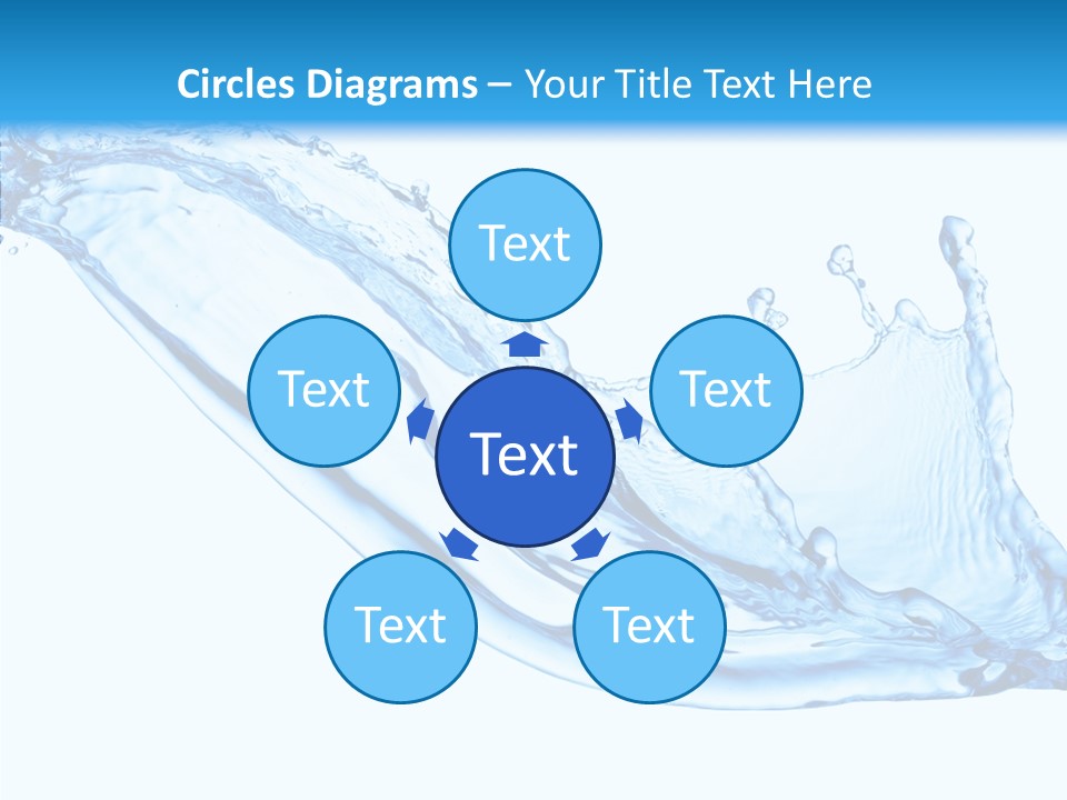 Bubble Water Thirst PowerPoint Template
