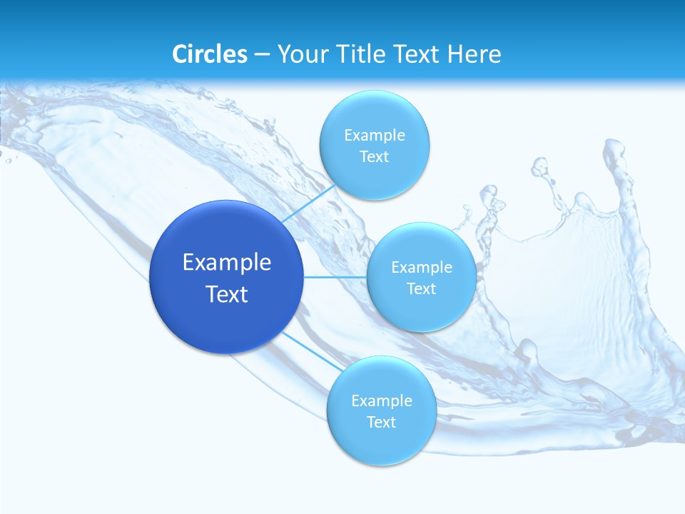 Bubble Water Thirst PowerPoint Template