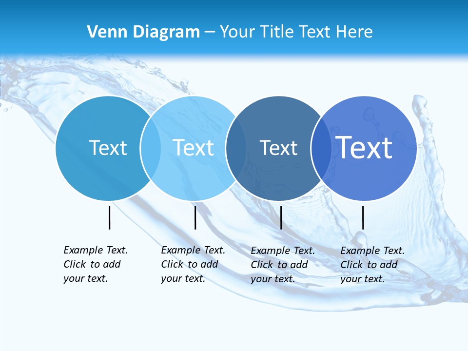 Bubble Water Thirst PowerPoint Template
