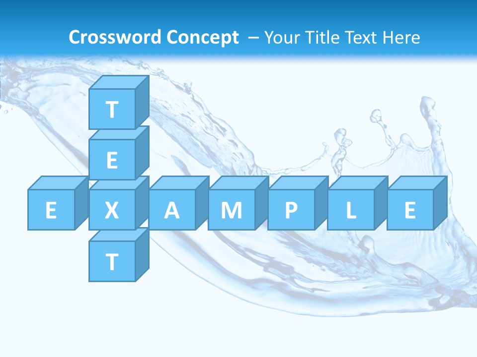 Bubble Water Thirst PowerPoint Template