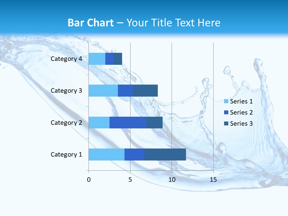 Bubble Water Thirst PowerPoint Template