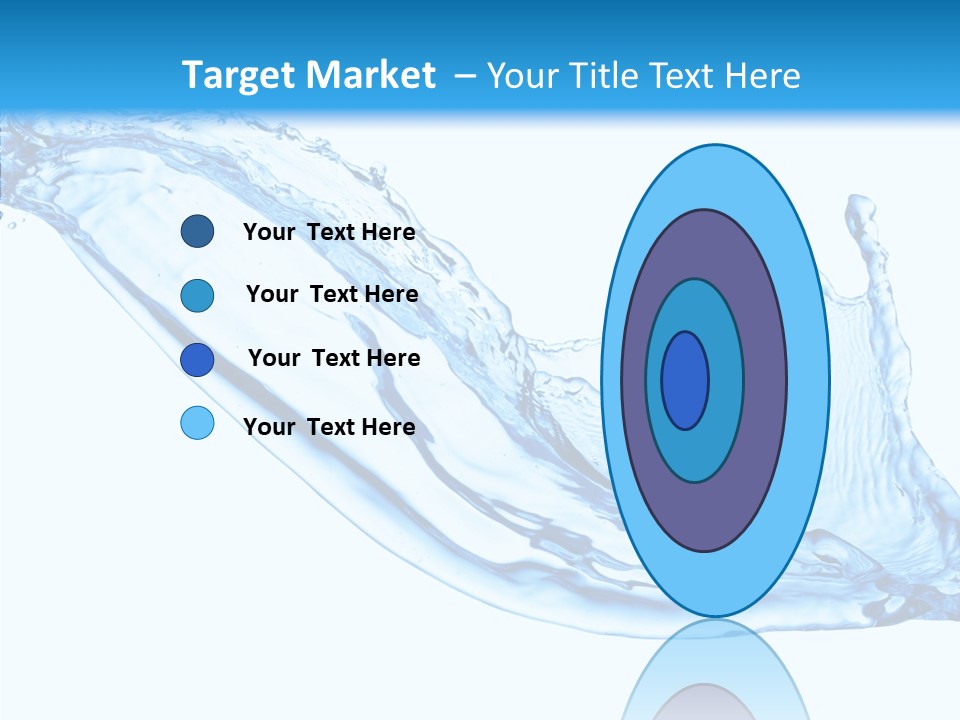 Bubble Water Thirst PowerPoint Template